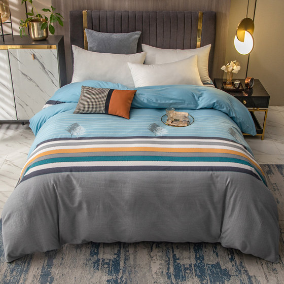 Hengyuanxiang brushed super soft dormitory single cotton quilt cover