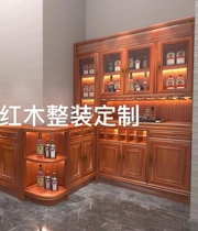 Custom Hedgehog Purple Sandalwood Red Wood Shoe Cabinet Screen Wine Cabinet Restaurant Multifunction Cabinet Hyun Guan Cabinet