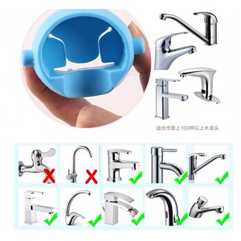 Faucet extension nozzle extension auxiliary ກາຕູນເດັກນ້ອຍເດັກນ້ອຍຕ້ານການ splash ຫົວນ້ໍາລ້າງມືຄູ່ມື trough extender