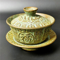 Antique Handicraft Bronze Ware Perfuguet Bowl set of 3 pieces of home pendulum Pulp Waterloo connoisseurre collection