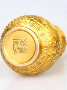 厂家现货黄铜葫芦风水摆件  开盖空心葫芦家居工艺品 铜葫芦批发