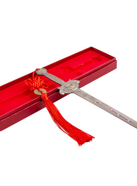 合金七星剑摆件 家居用品风水饰品盒装金属工艺品批发 厂家直销