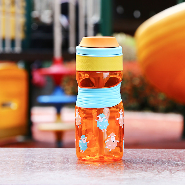 LOCK&LOCK straw cup summer sports primary school student