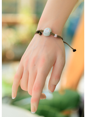 男女陶瓷编织甜美手链