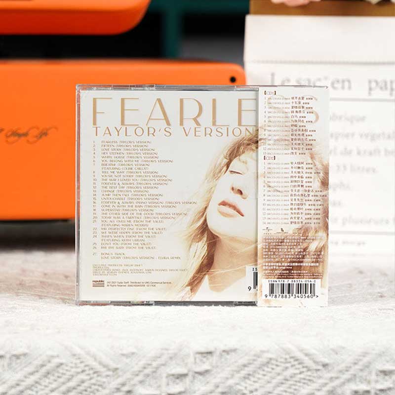 官方 Taylor Swift泰勒斯威夫特专辑放手去爱Fearless 2CD重制版-图2