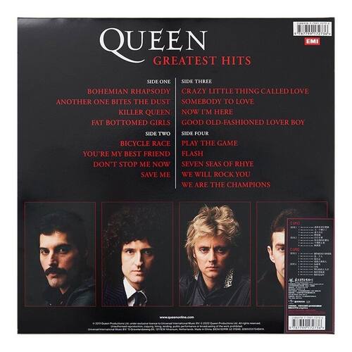 官方正版 皇后乐队专辑 成军十年精选 Greatest Hits 2LP黑胶唱片 - 图1