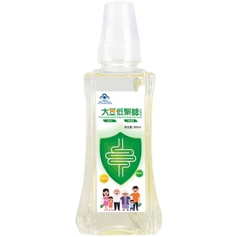 新升级300ml*4瓶装大豆低聚糖宿肠通便低聚果糖天松益生元23年产 - 图3