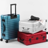 Металлический универсальный чемодан, алюминиево-магниевый сплав, 20 дюймов