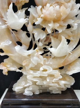 阿富汗玉石家居客厅开业送礼摆件