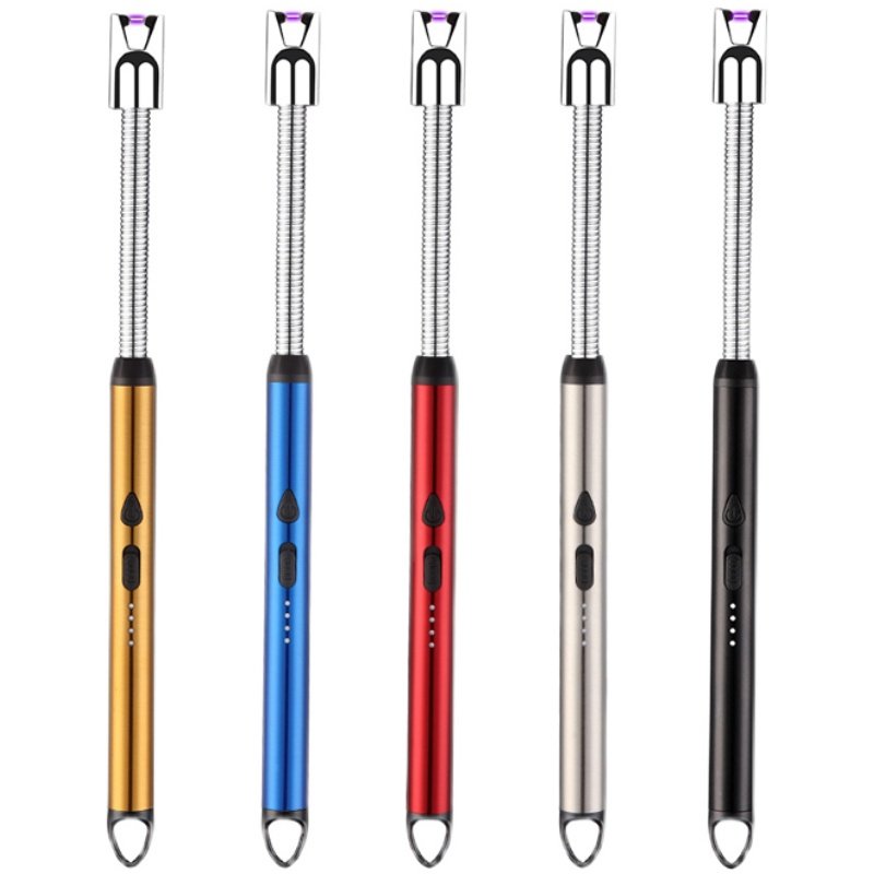 软管脉冲点火枪打火机点火器电子厨房防风USB电子点烟器点火棒,淘宝优惠券,粉丝福利购,淘宝优惠卷