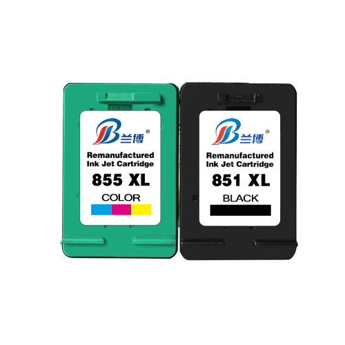 兰博 适用惠普HP851墨盒 黑彩色 HP855 470b 4168 d5168墨盒 - 图0