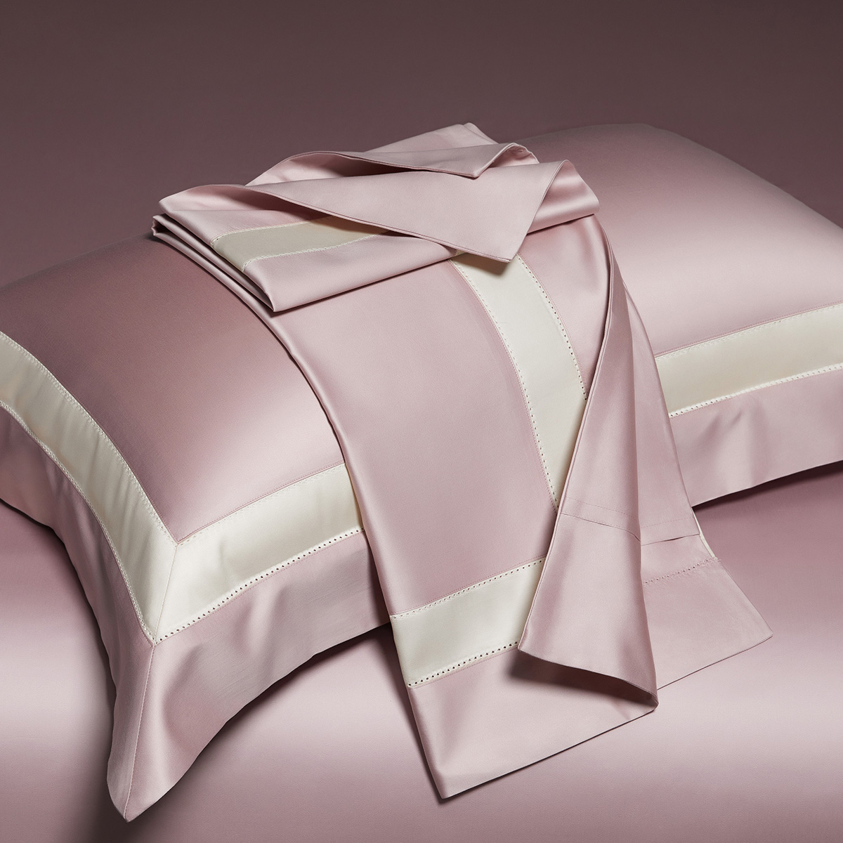 水星家纺140支匹马棉四件套贡缎高端轻奢全棉床单被套床上用品 - 图2