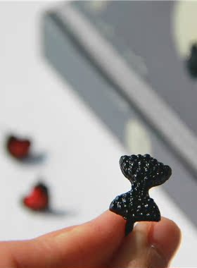 韩国黑色蝴蝶结百搭瑞丽风戒指