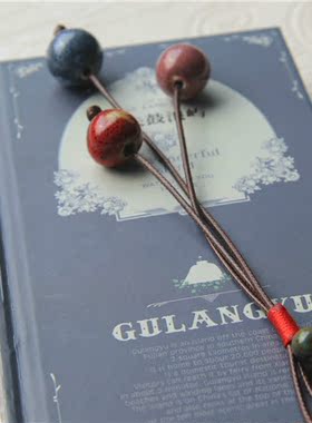 配饰民族风长款皮质复古毛衣链