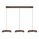 Package installation of full spectrum eye protection wood grain dining room chandelier