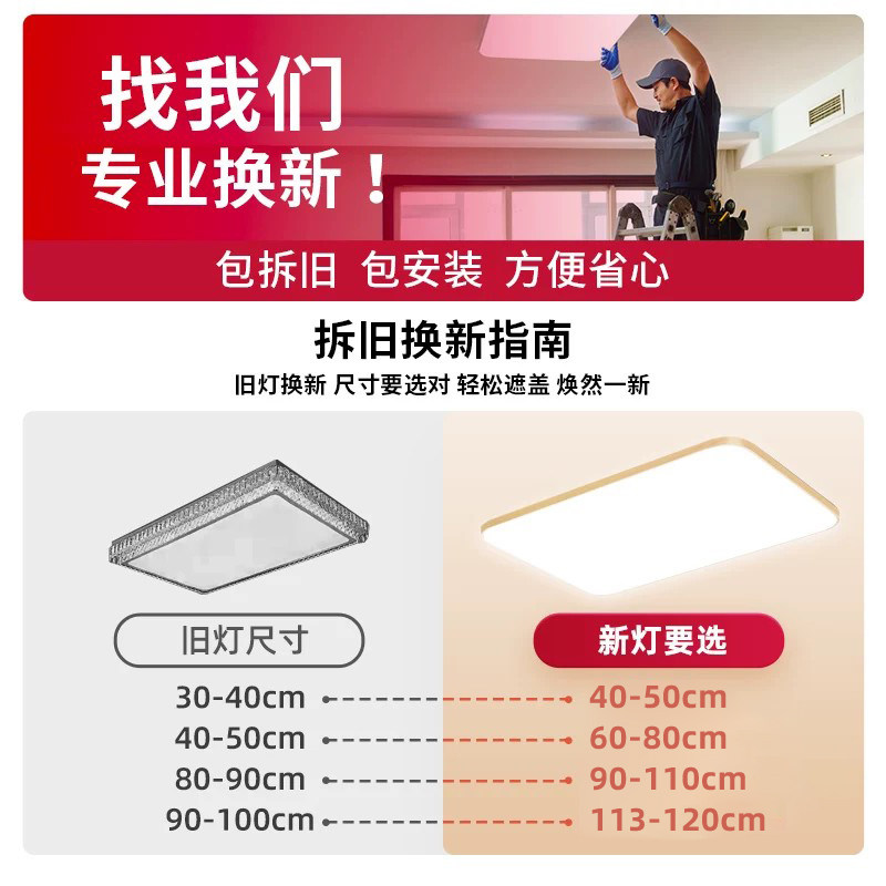 Hot recommendation! Free removal of old installations
