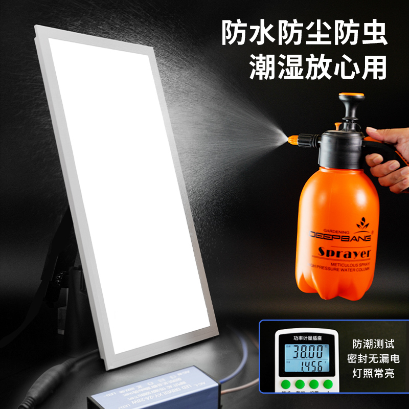 集成吊顶led灯厨房卫生间灯300X600吸顶灯铝扣板嵌入式平板灯照明,淘宝优惠券,粉丝福利购,淘宝优惠卷