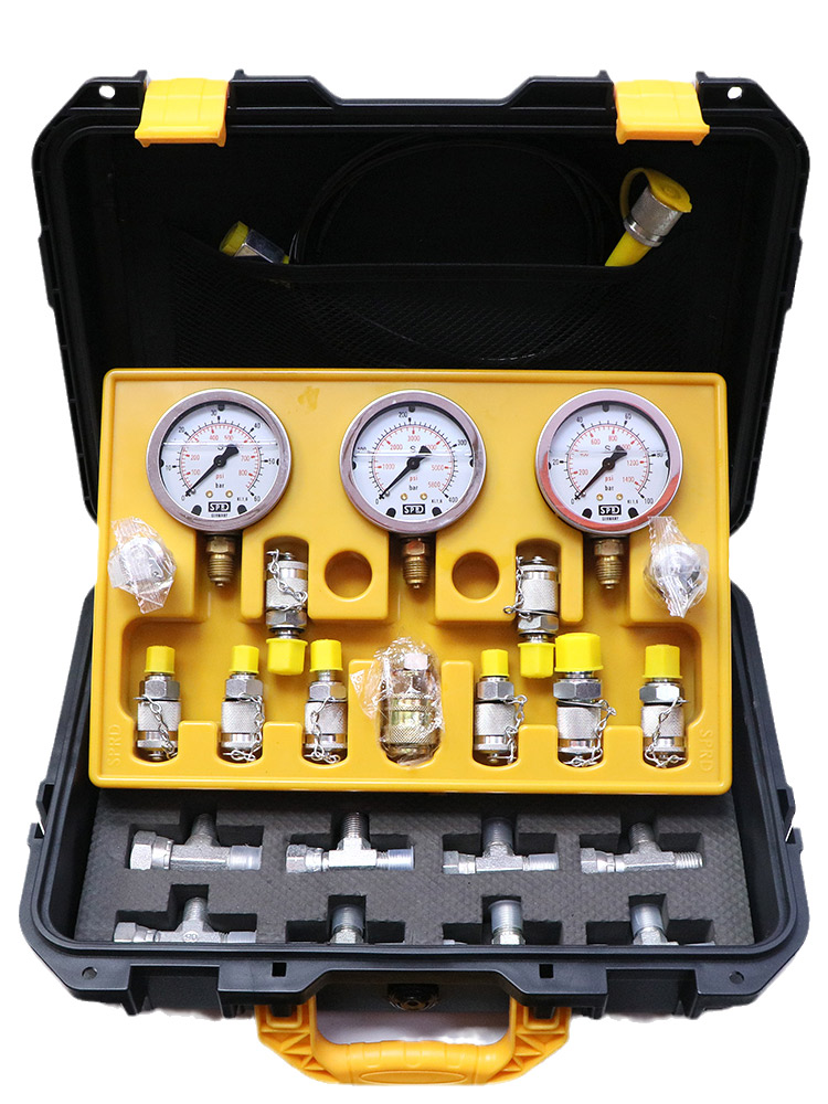 斯普锐德压力表SPRD挖机测压表液压表挖掘机耐震测压压力表套装-图0