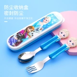 Дисней, детская ложка из нержавеющей стали для еды для домашнего использования, милый стульчик для кормления, посуда, палочки для еды, вилка, комплект