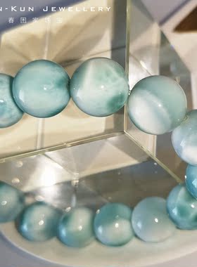 珠宝毫米海纹石拉利玛猫眼手链串