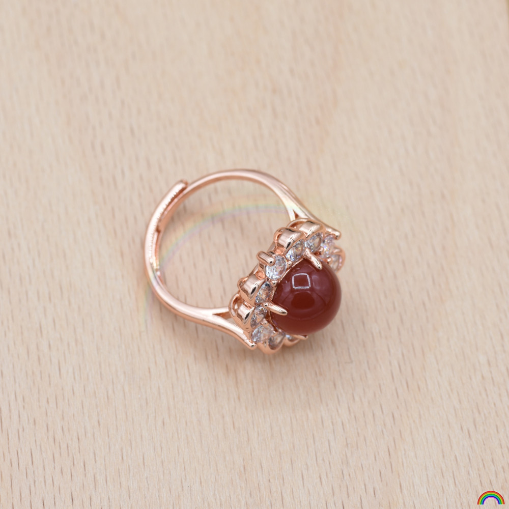 Rwbuy brand design red onyx ring
