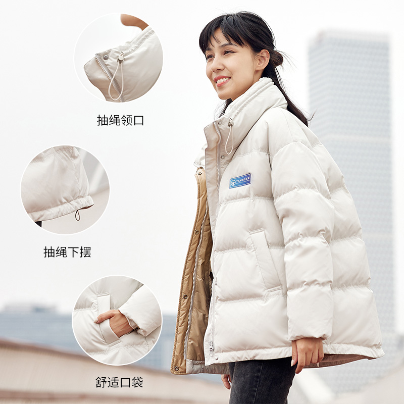 坦博尔羽绒服女冬 年新款潮流廓形工装款立领保暖外套 2021 坦博尔羽绒服女冬 年新款潮流廓形工装款立领保暖外套 2021