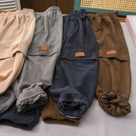 Boys corduroy pants trousers children's casual pants