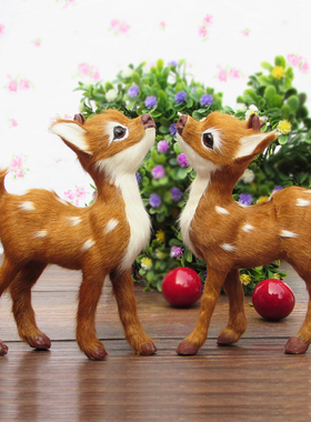 小鹿森林系拍摄道具微景观装饰品