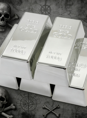 大号仿真样品金条金砖仿黄金金块银行金店柜台展示道具塑料金元宝