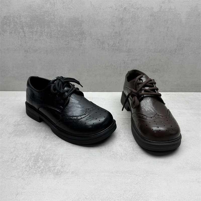 撤柜处理2026春款女鞋圆头系带平底舒适英伦小皮鞋深口百搭女单鞋,淘宝优惠券,粉丝福利购,淘宝优惠卷