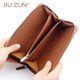 Japanese original order 2024 new women's leather long wallet fashionable top layer cowhide women's handbag wallet wallet