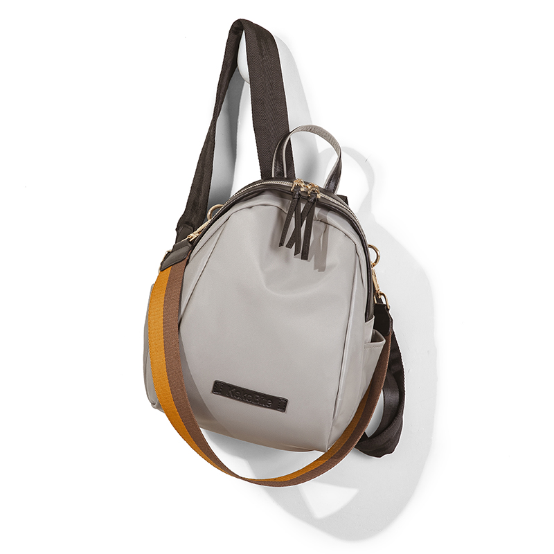 双肩包女2025新款时尚牛津布防水女士贝壳背包洋气休闲旅行通勤