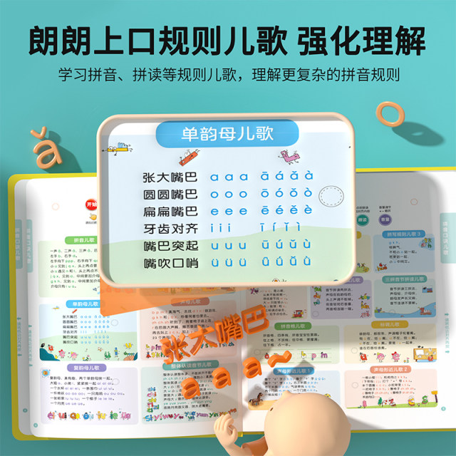 ເຄື່ອງ​ຮຽນ​ການ​ອ່ານ​ຈຸດ pinyin ຈີນ​ສໍາ​ລັບ​ເດັກ​ນ້ອຍ​