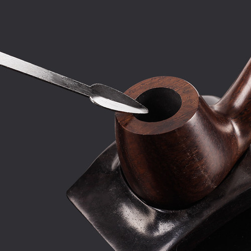 加长雪茄通针疏通器 雪茄通气针 两用烟斗通针 刮刀 金属钻孔针 - 图1