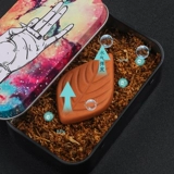 Сквайный керамический керамический керамика листья кожи кожи