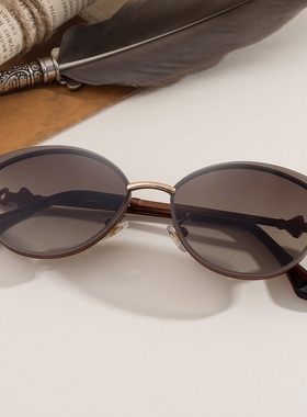 2025新款欧美时尚猫眼太阳镜女潮流户外街拍墨镜女跨境shades