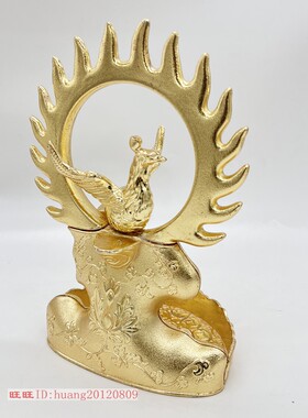 现货李师傅2024九运如日中天摆件居明二十年方位吉祥物 家居财位
