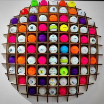 Golf Show Shelves New Commemorative Ball Collection 78 Balls Wood Hanging Wall Golf Frame GOLF Decorations