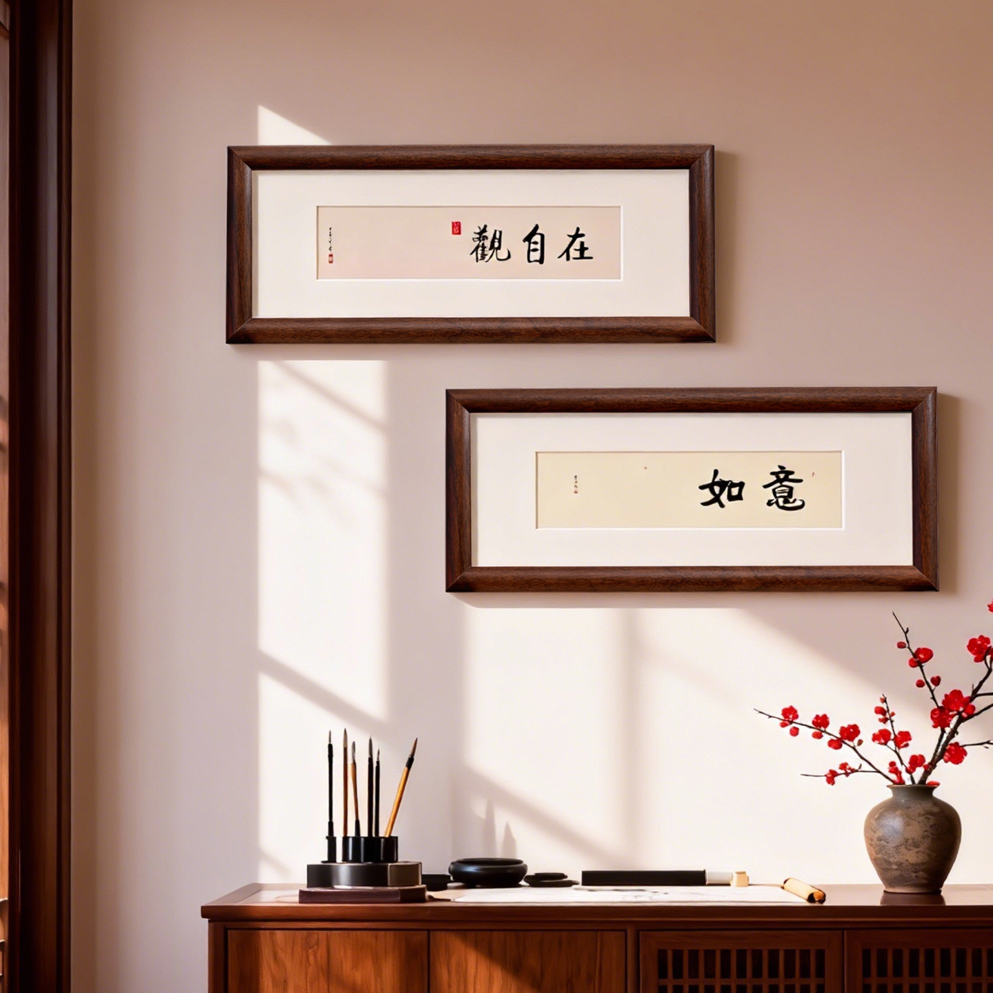 实木长方形画框装裱裱框书法长条空白字画框架相框空框定制7寸,淘宝优惠券,粉丝福利购,淘宝优惠卷