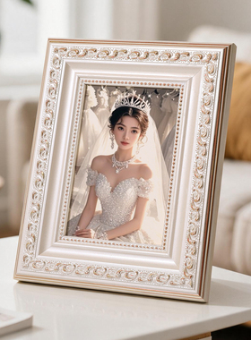 结婚照大相框挂墙打印婚纱照放大