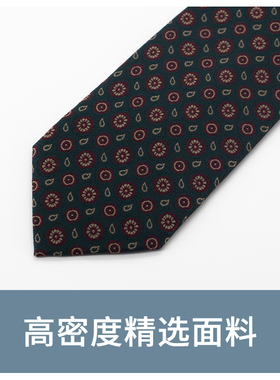 jacketman领带男商务8cm腰果图