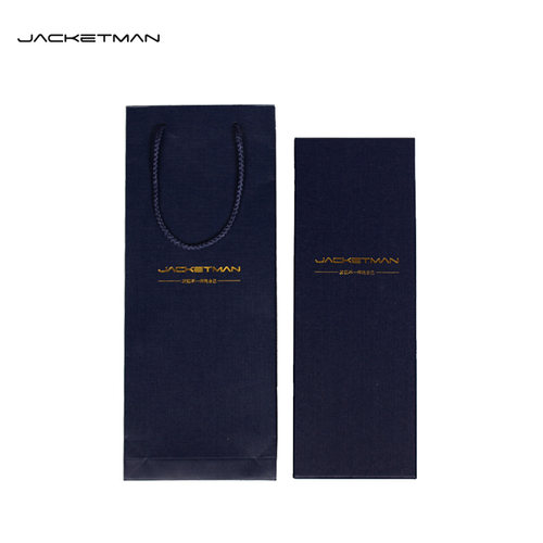 Jacketman领带男韩酒红色休闲时尚复古树叶职业正装潮流宽版8cm款 - 图3