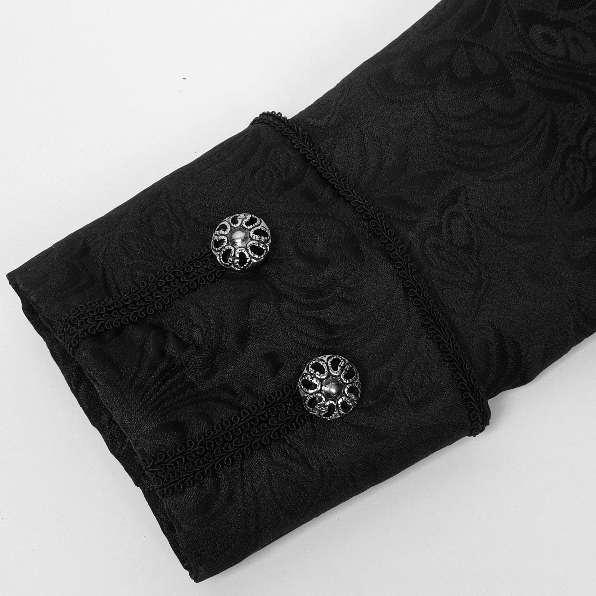 2025新款wish亚马逊速卖通欧美中世纪男装男士中长款大衣复古外套 - 图1