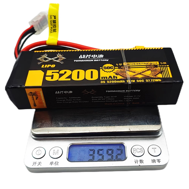 战斧4S 14.8V 5200mAh 50C平衡锂电池飞神坦克猎豹穿越者遥控车用 - 图1