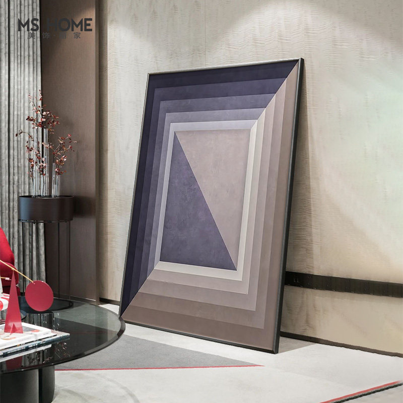 现代简约抽象方形过道玄关房间挂画 美饰丽家现代装饰画