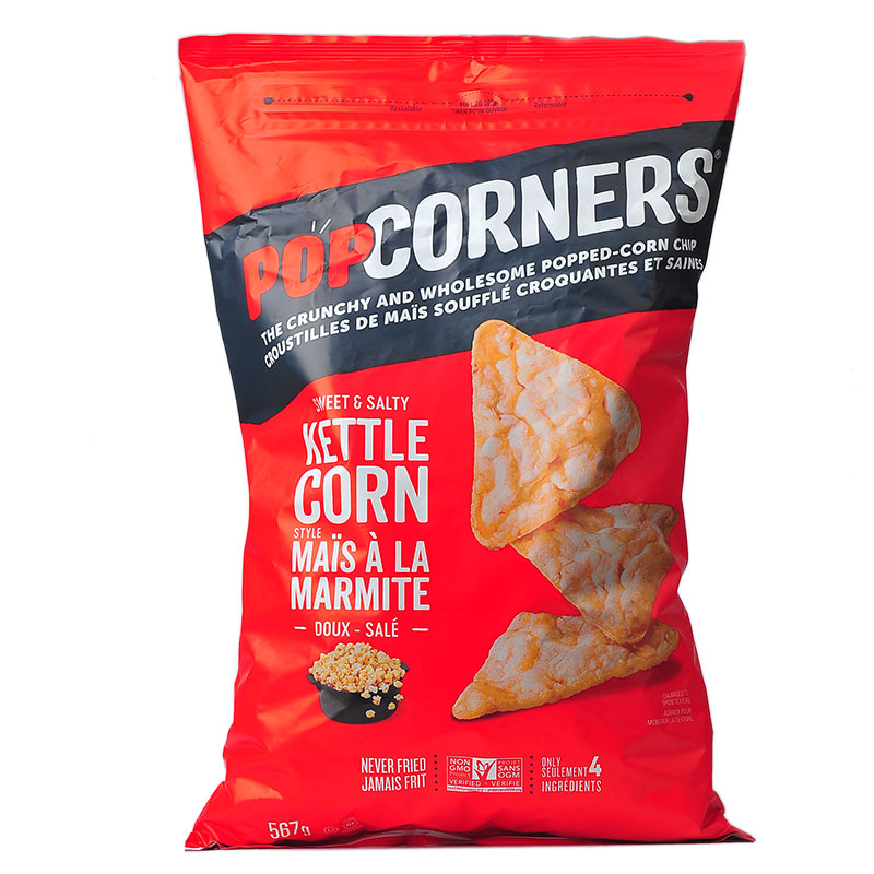 美国POPCORNERS玉米片噗噗脆零食薯片小吃膨饼干休闲食品化142g - 图2