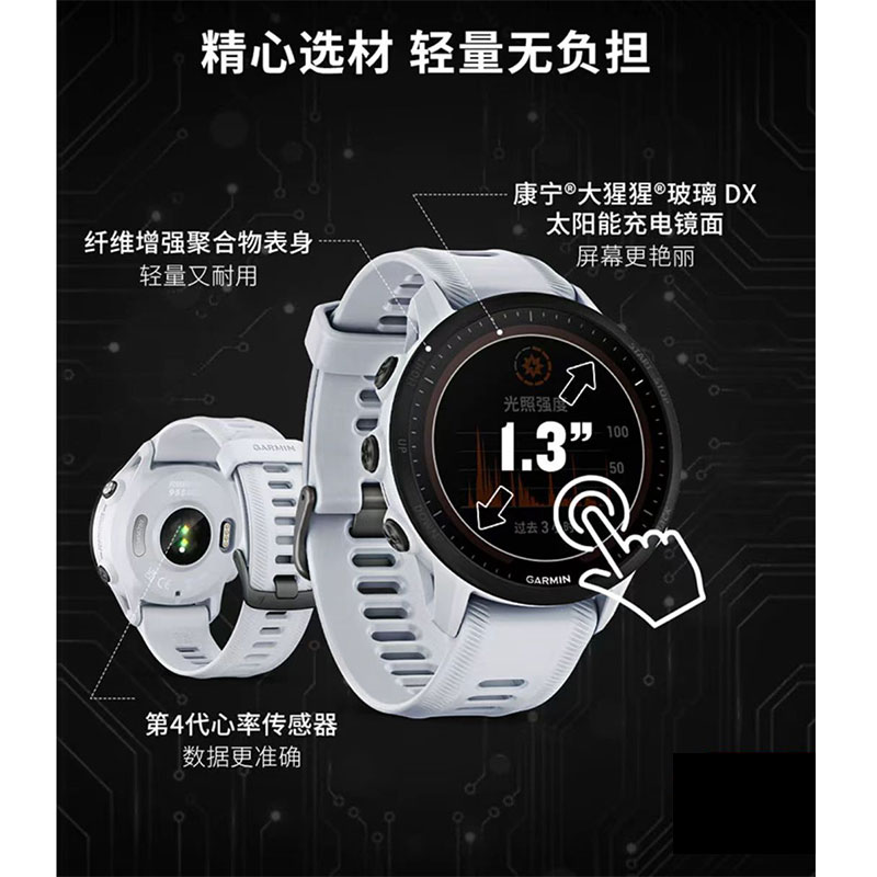 Garmin佳明955/965太阳能铁人三项跑步骑行游泳户外运动智能手表 - 图2