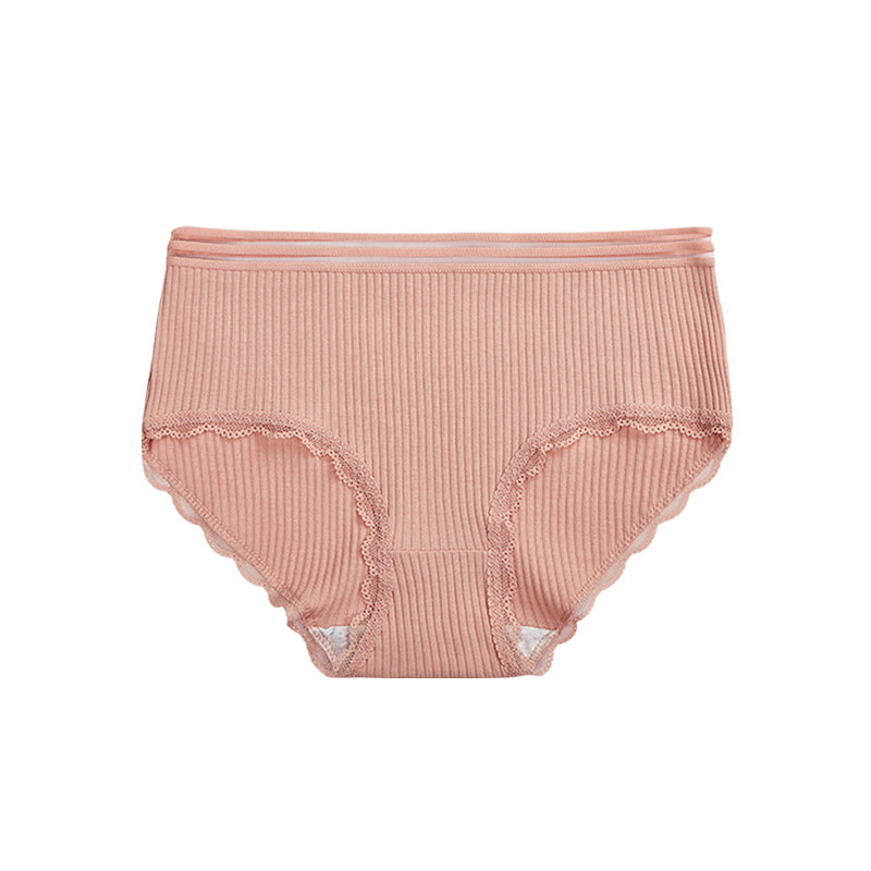 俞兆林四季薄款有机棉纯白纯棉内裤 俞兆林兰芷内裤