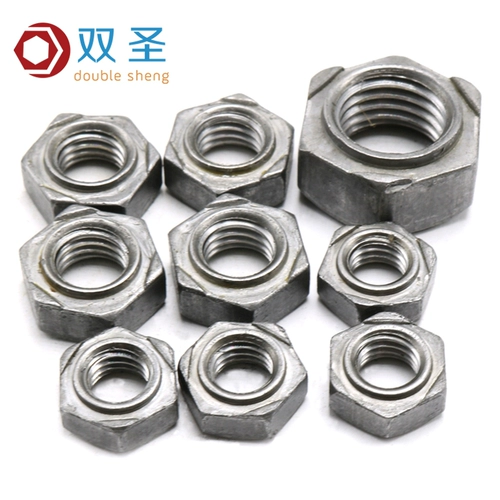 [M4-M16] Натуральные шестиугольные сварочные гайки гексагональные сварочные гайки завершены