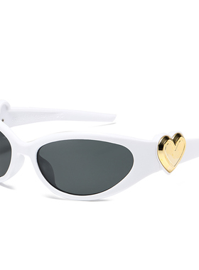 韩版复古果冻粉色骑行镜女潮